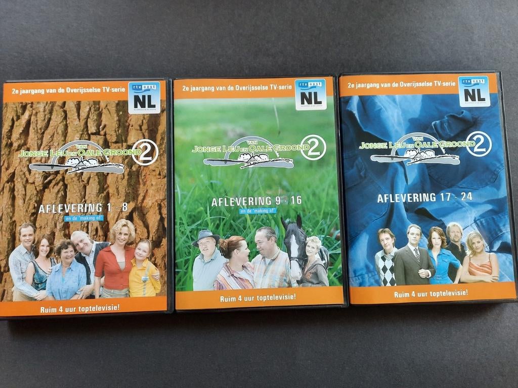 3 x dvd  Jonge Leu en Oale Groond  serie / jaargang  2, Vanaf 12 jaar, Ophalen of Verzenden, Zo goed als nieuw, Drama