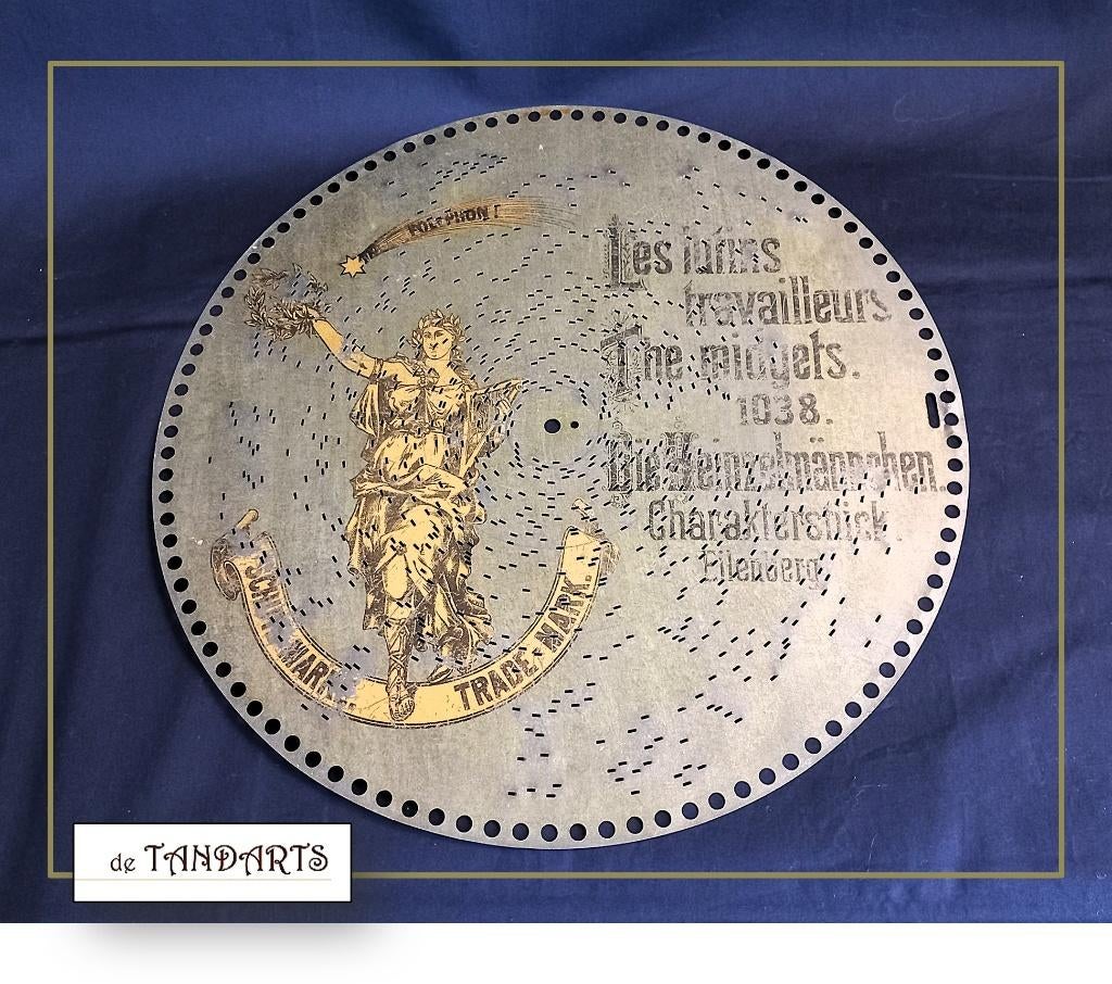 Polyphon platen – vier stuks, ca. 1900, Antiek en Kunst, Antiek | Tv's en Audio, Ophalen of Verzenden