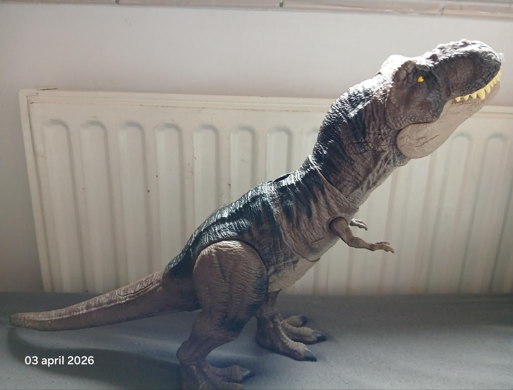 Jurassic World T-Rex Actiefiguur - Zo goed als nieuw, Ophalen of Verzenden, Nieuw