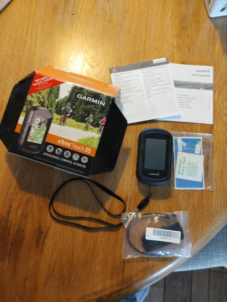 Garmin eTrex Touch 35 GPS voor wandelen, fietsen, geocaching, Ophalen, Navigatie of Gps