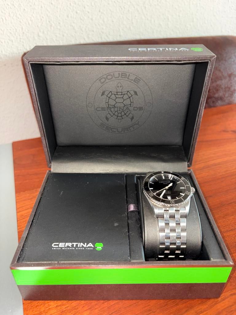 Certina DS First horloge, Sieraden, Tassen en Uiterlijk, Horloges | Heren, Overige merken, Staal, Gebruikt, Staal