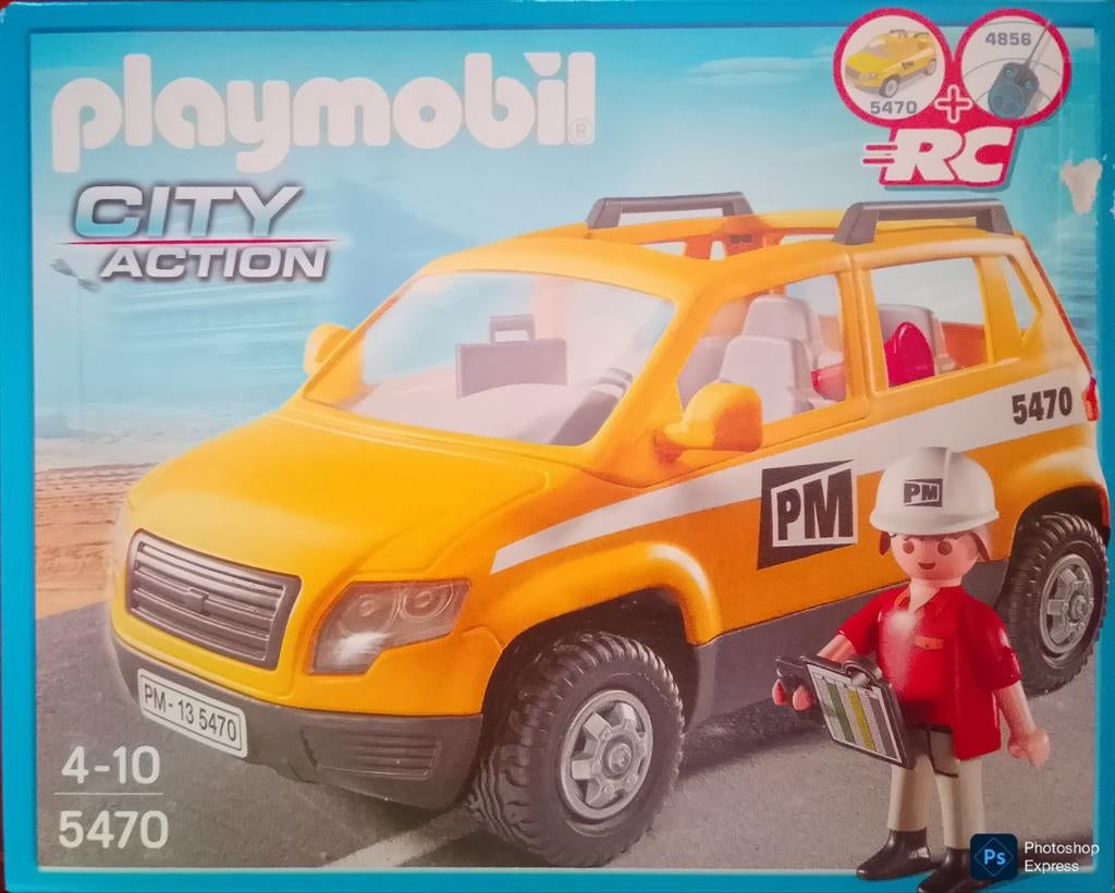 City Action Werfleider Met Voertuig 5470, Ophalen of Verzenden, Zo goed als nieuw, Complete set