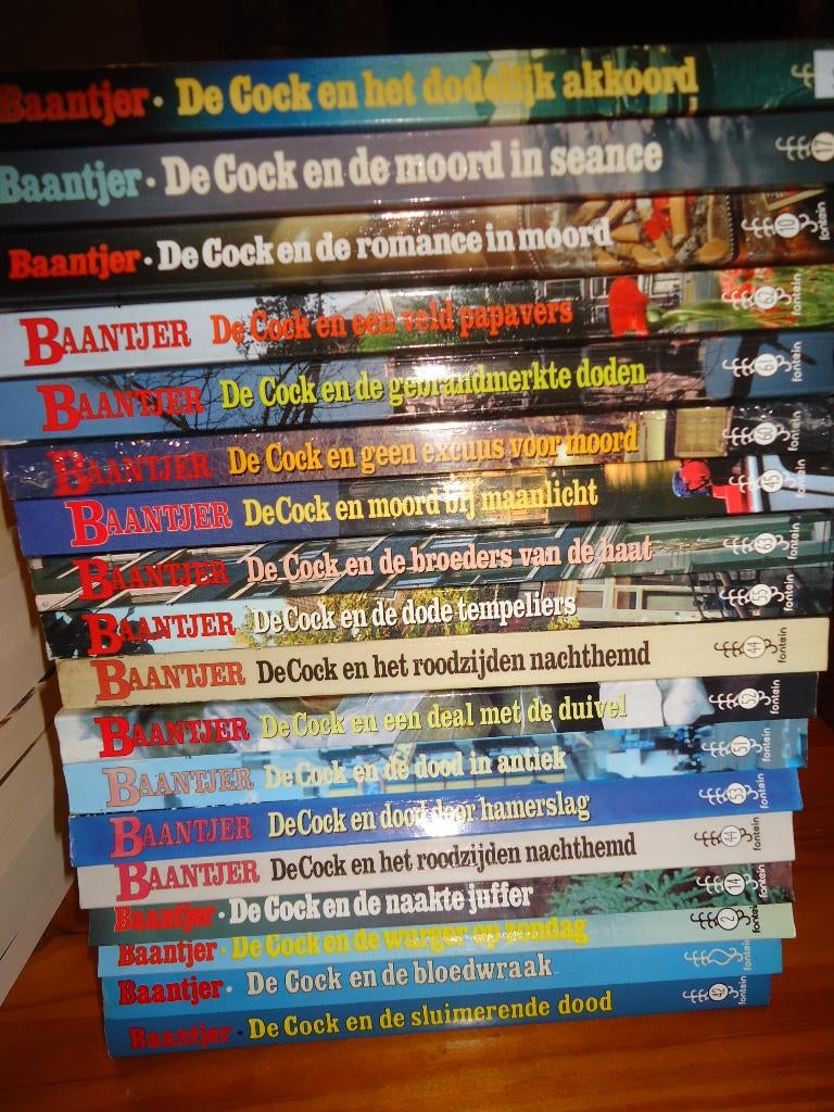 Baantjer / De Cock Detectives pockets, Boeken, Detectives, Gelezen, Ophalen of Verzenden