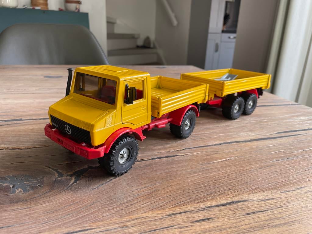 Siku Mercedes Unimog 4510-4511, Ophalen of Verzenden, Zo goed als nieuw, Bus of Vrachtwagen