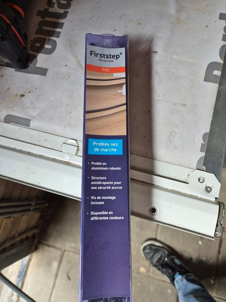 Firststep aluminium trapprofiel zwart, Ophalen of Verzenden, Nieuw, Overige materialen, Overige typen