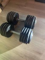 2 x 30 kg dumbbells – zware professionele set, Sport en Fitness, Fitnessmaterialen, Ophalen, Gebruikt, Benen, Dumbbell