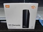 WD Elements Desktop 12TB HDD, Computers en Software, Harde schijven, HDD, 12 TB, Zo goed als nieuw, Desktop