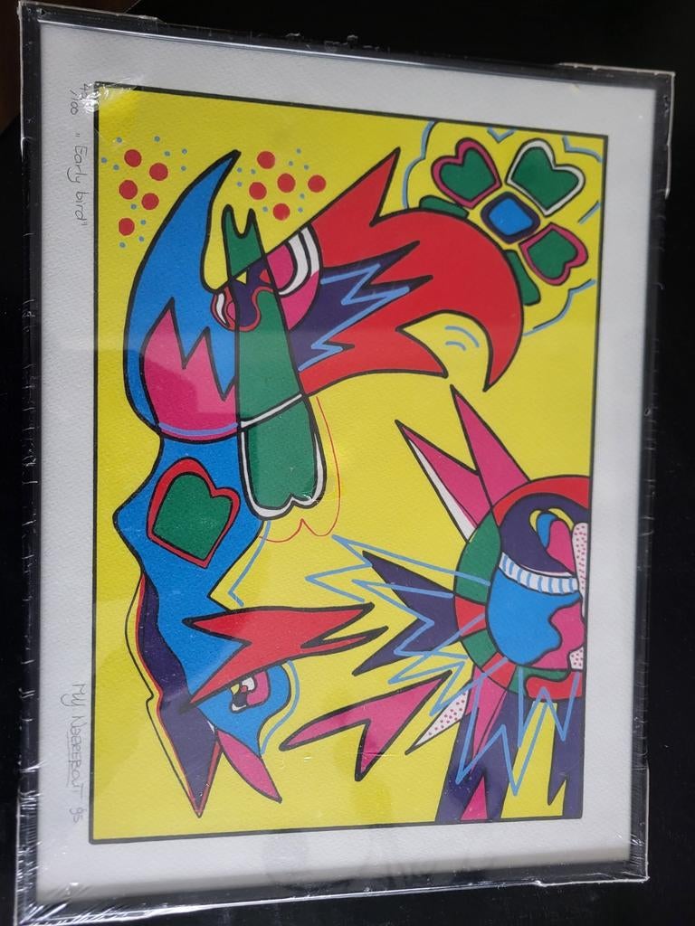 Marianne Naerebout - Early Bird kunstprint, Antiek en Kunst, Ophalen of Verzenden