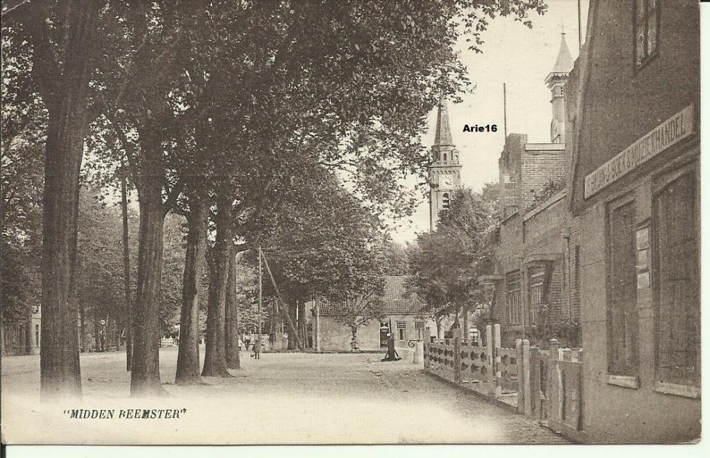 Midden Beemster, Verzamelen, Ansichtkaarten | Nederland, Ongelopen, Noord-Holland, Voor 1920, Verzenden