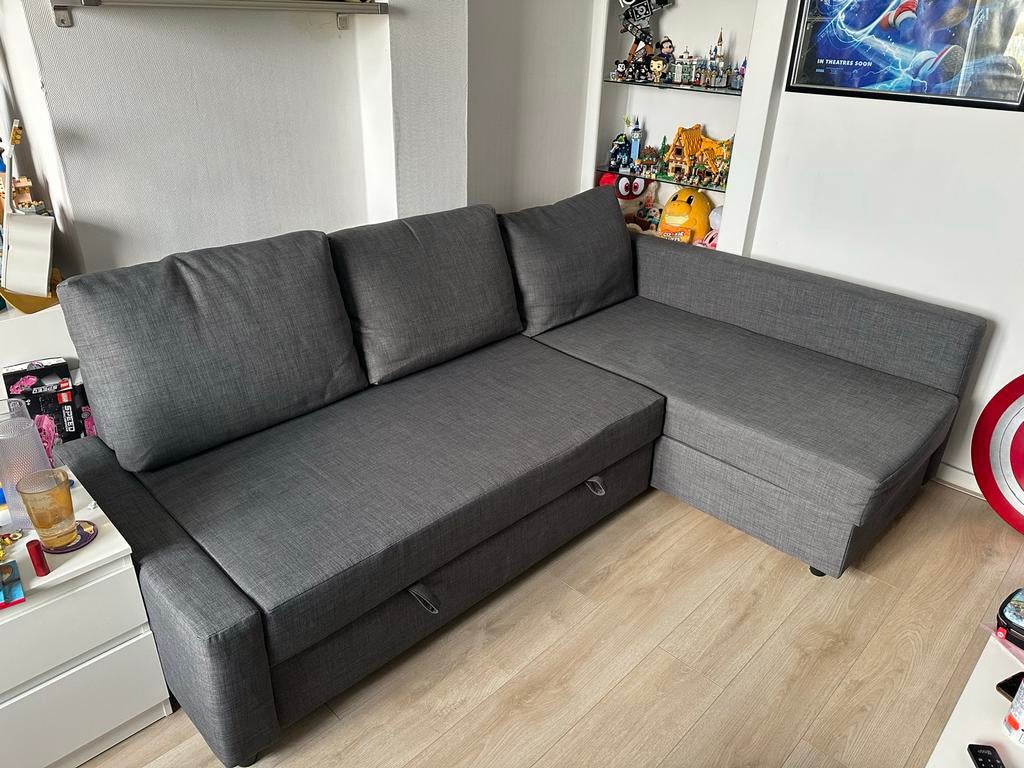 Slaapbank met opbergruimte - zo goed als nieuw, Ophalen, Tweepersoons, Zo goed als nieuw, Overige maten