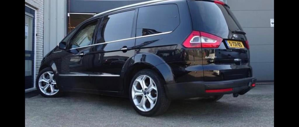 Ford Galaxy  2.0 Stci 149KW  203 pk Powershift 2010 Zwart, Auto's, Zwart, 4 cilinders, 7 stoelen, Zwart