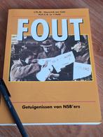 Fout. Getuigenissen van NSB'ers, Ophalen of Verzenden, Tweede Wereldoorlog, Zo goed als nieuw, Overige onderwerpen
