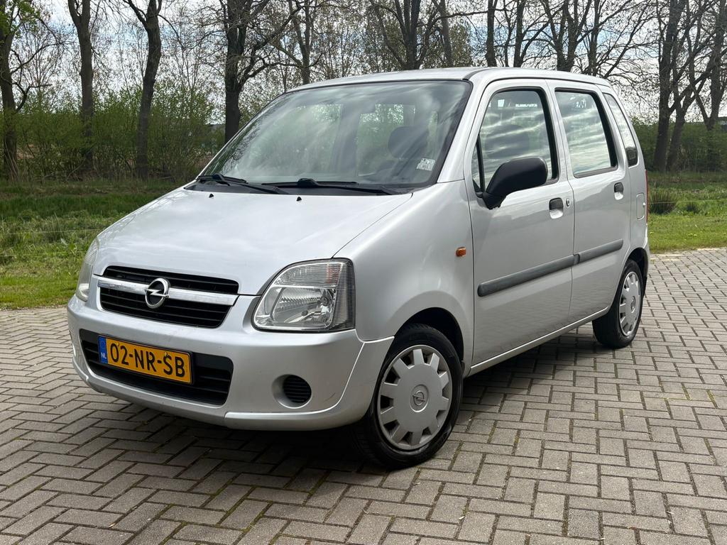 Opel Agila 1.2 I 16V TREKHAAK / ST BEKRACHTIGING, Auto's, Voorwielaandrijving, Stof, Huisgarantie, Met garantie (alle)