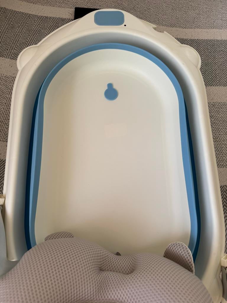 Opvouwbaar babybadje met badzitje, Kinderen en Baby's, Ophalen of Verzenden, Gebruikt, Badje, Overige merken