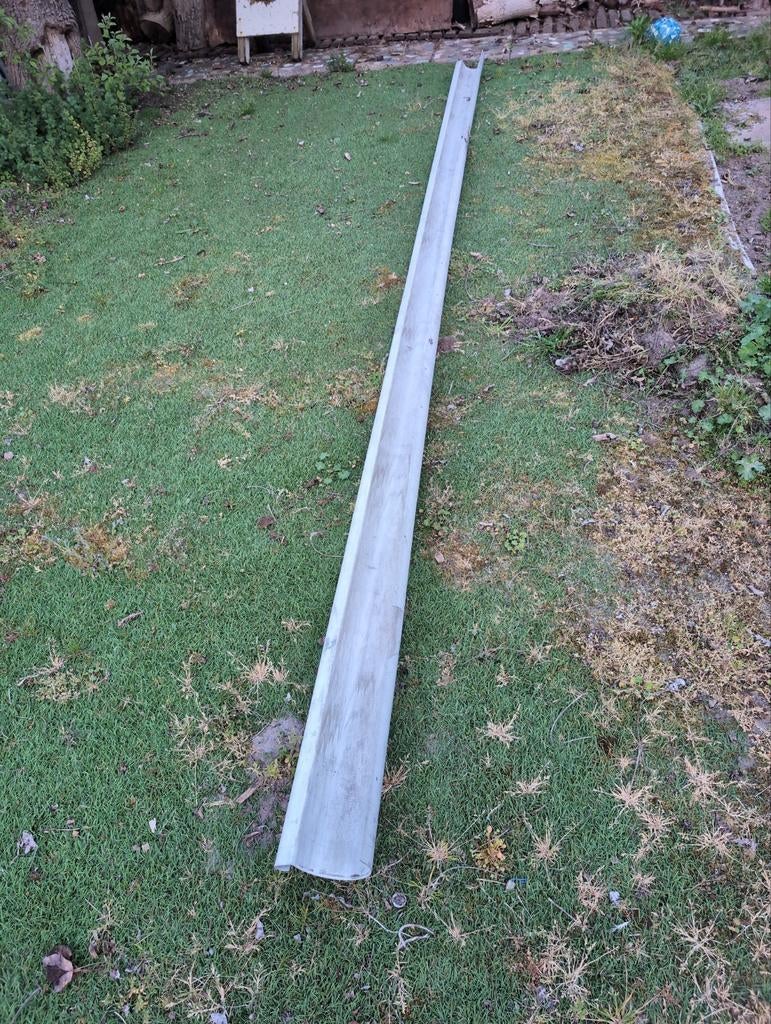 Pvc dakgoot 5 meter gebruikt, Doe-het-zelf en Verbouw, Buizen en Afvoer, Ophalen, Gebruikt, Pvc, 80 mm of meer