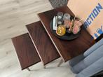 3 Mooie Bijzettafeltjes - Verhuizing Sale!, Minder dan 45 cm, Minder dan 55 cm, Gebruikt, Ophalen of Verzenden
