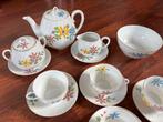 Epiag Porseleinen Theeservies met Bloemmotief, Ophalen