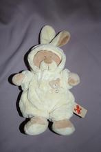 Beer verkleed als konijn - geel knuffel - Nicotoy - 27cm, Ophalen of Verzenden, Zo goed als nieuw, Overige typen