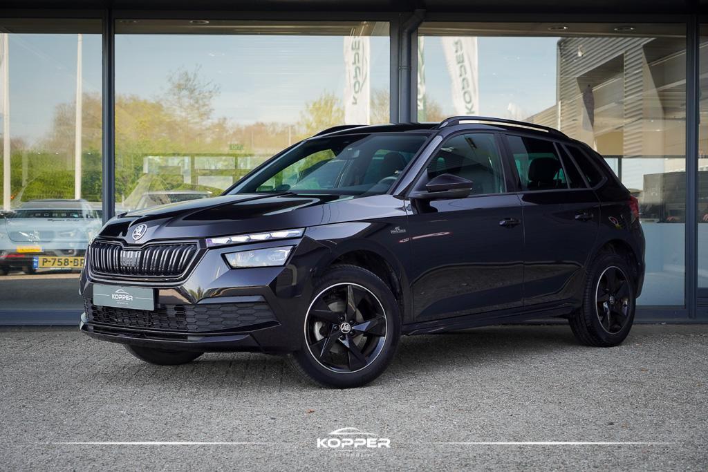 Skoda Kamiq 1.0 TSI Monte Carlo / DSG Aut / Pano / Matrix /, Auto's, Stof, Gebruikt, Euro 6, 116 pk