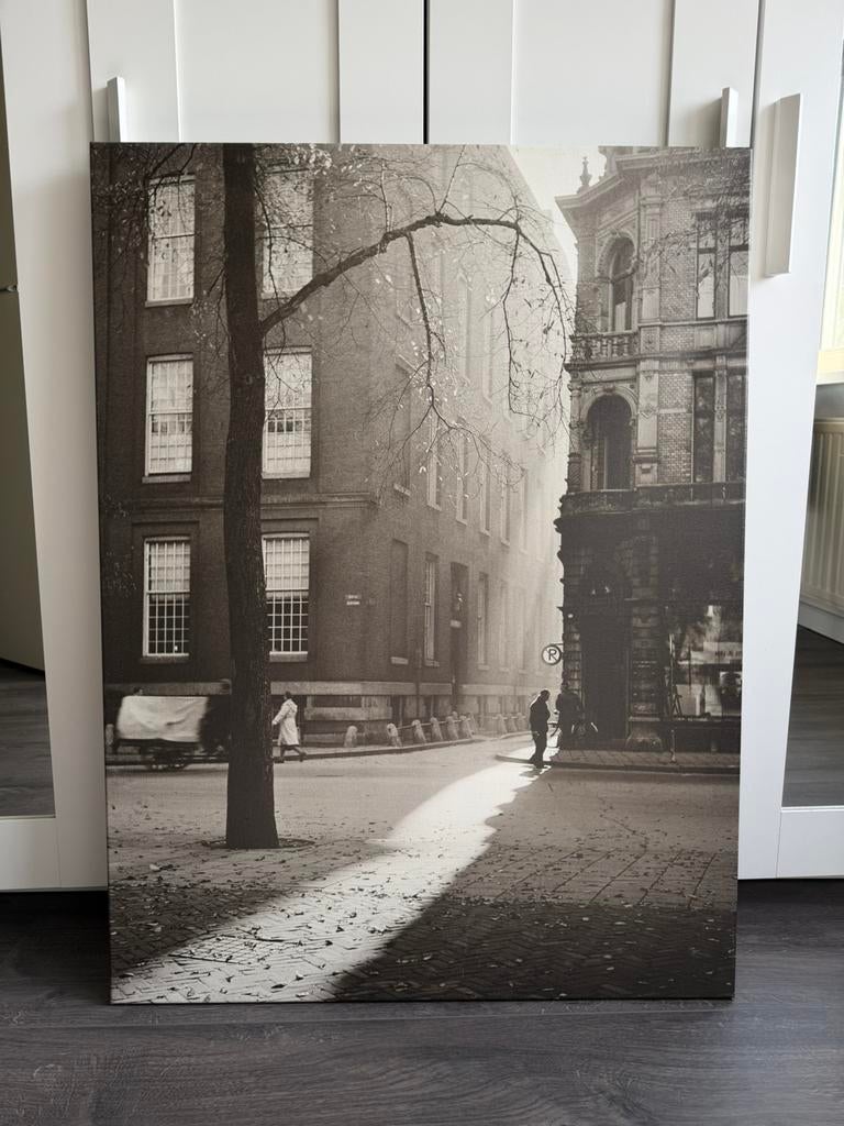 Zwart-wit canvas print 75x100 van Dirk de Herder, Ophalen