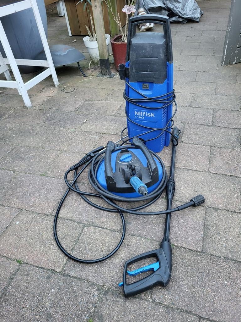 Hoge druk reiniger Nilfisk c110.2 zie tekst, Ophalen of Verzenden, Gebruikt, Elektrisch