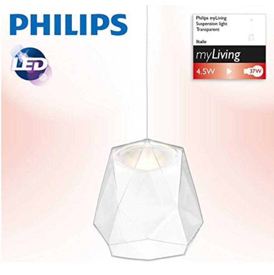 Philips myLiving Italo LED Hanglamp Helder 372666016 NIEUW, Nieuw, Ophalen of Verzenden, Modern, 75 cm of meer