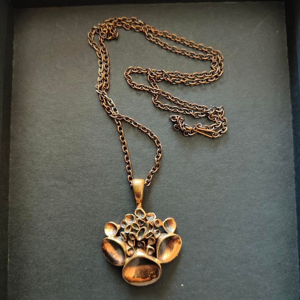 Bijzondere ketting met hanger van de kunstenaar Hannu Ikonen, Ophalen of Verzenden, Zo goed als nieuw, Zilver, Overige materialen