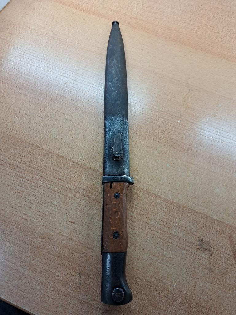 Bajonet ww1-2 duits K98, Verzamelen, Ophalen of Verzenden, Duitsland, Mes of Dolk