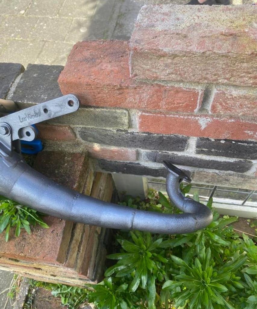 Leovince terugloop uitlaat Mirralini verticaal, Ophalen of Verzenden, Gebruikt, Uitlaat, Overige merken