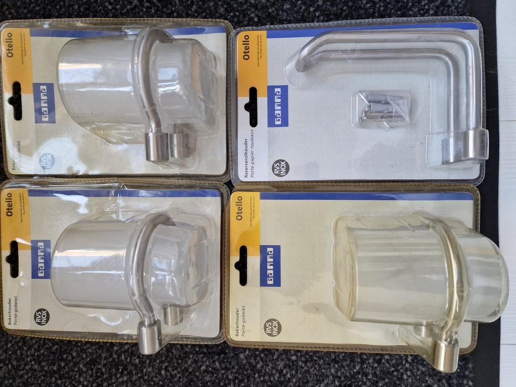 Nieuwe Otello Gamma badkameraccessoires RVS Inox, Ophalen of Verzenden, Nieuw