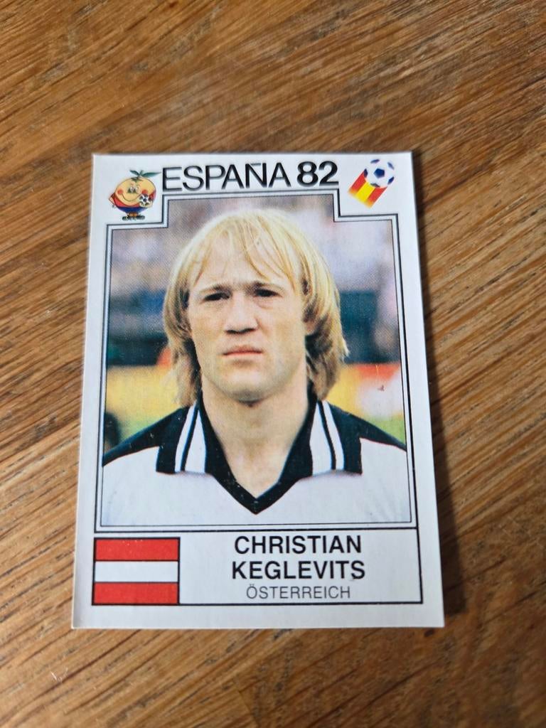 Panini WK 82, Verzamelen, Ophalen of Verzenden, Zo goed als nieuw, Buitenlandse clubs, Poster, Plaatje of Sticker