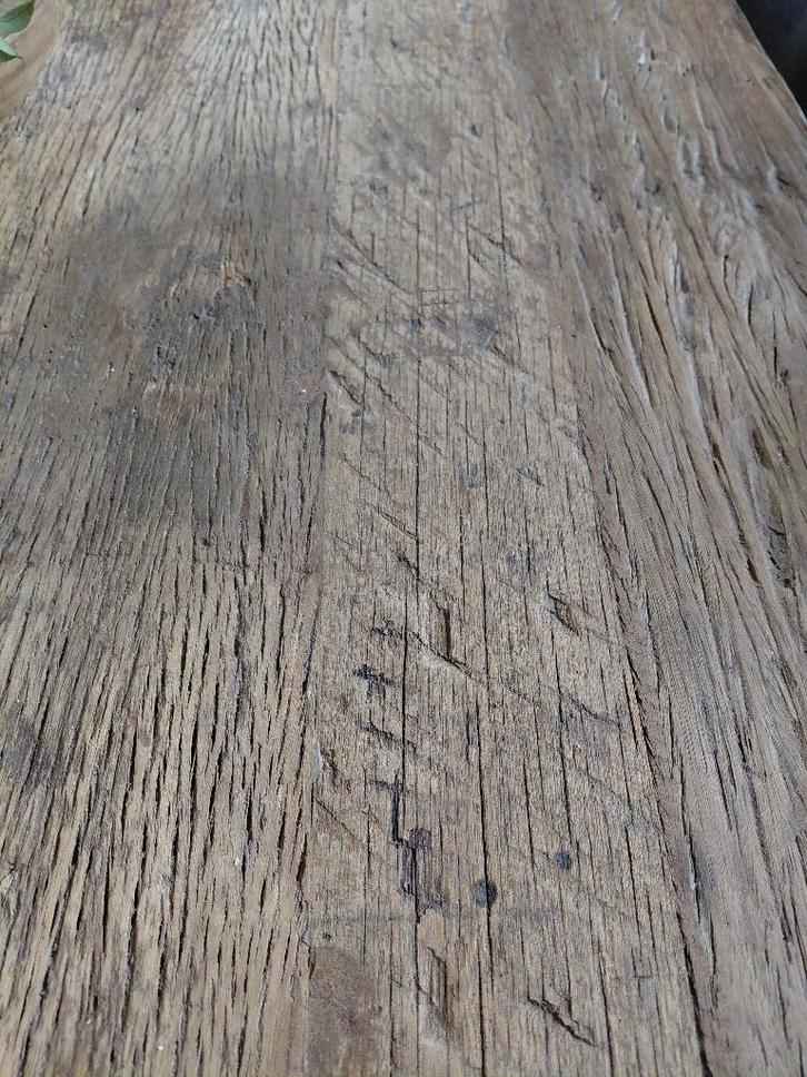 Zware tafel, teakhout, Huis en Inrichting, Tafels | Eettafels, Gebruikt, 50 tot 100 cm, 200 cm of meer, Vijf personen of meer