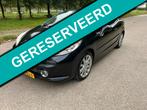Peugeot 207 CC 1.6 VTi Cabrio Nette auto, Gebruikt, Zwart, 4 cilinders, Metallic lak