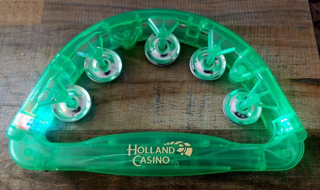 Holland Casino Tamboerijn - Groen, Lichtgevend, Ophalen of Verzenden, Zo goed als nieuw