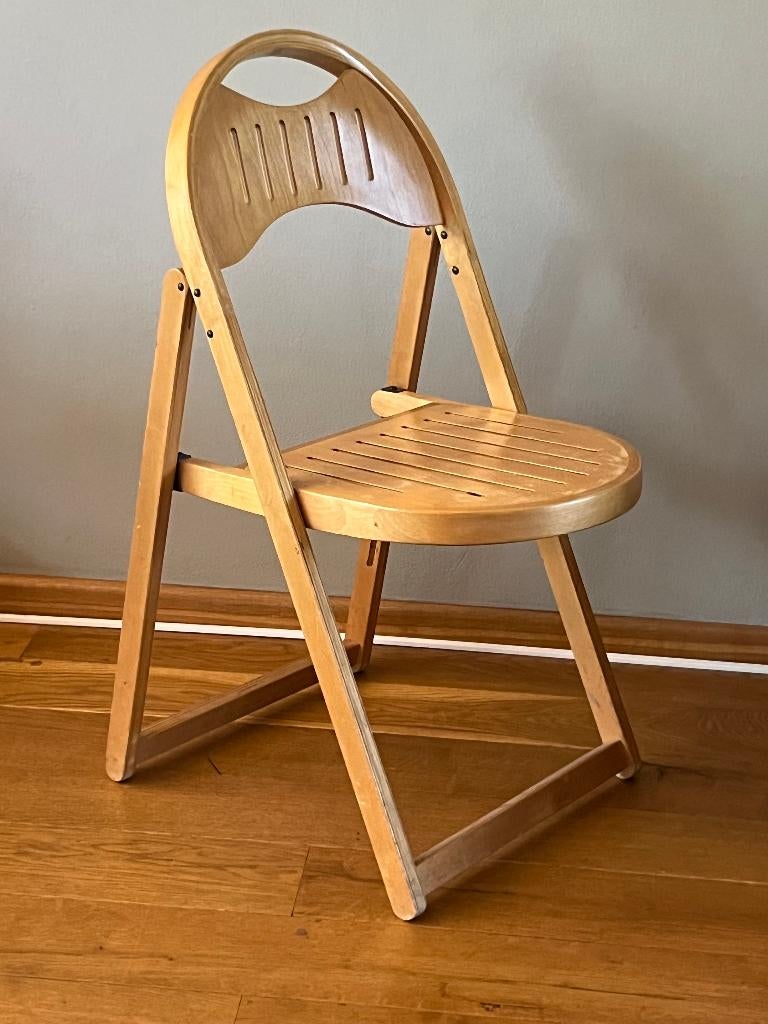 OTK klapstoel, Klap, Gebruikt, Bruin, Ophalen of Verzenden