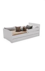 Peuterbed MAX 160x80 cm wit met lade en uitvalbeveiliging, Ophalen, Nieuw, 160 tot 180 cm, 70 tot 85 cm