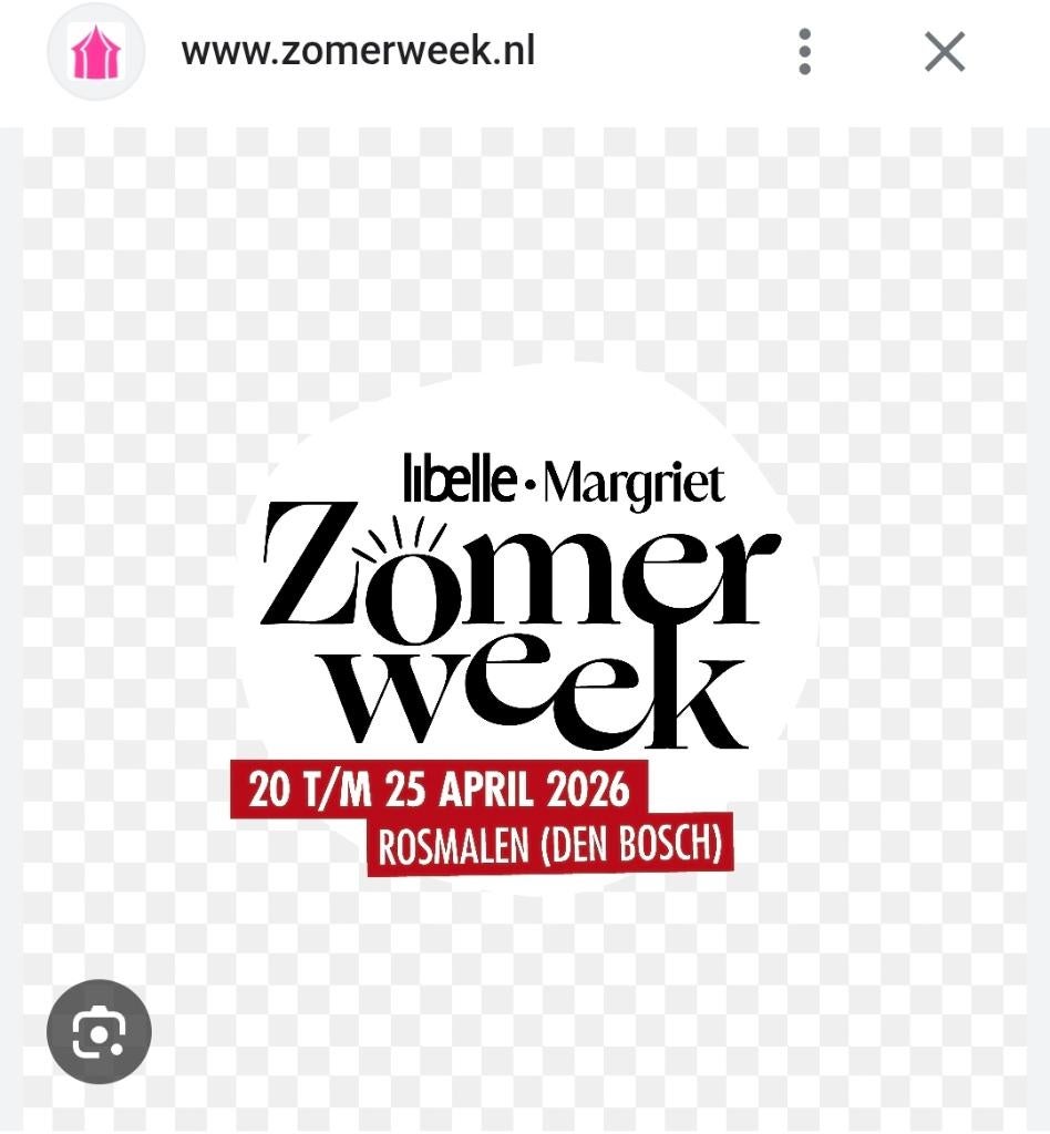Libelle Zomerweek 2026 tickets, Tickets en Kaartjes, Evenementen en Festivals, Twee personen