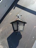 Smeedijzeren wand buitenlamp, Ophalen