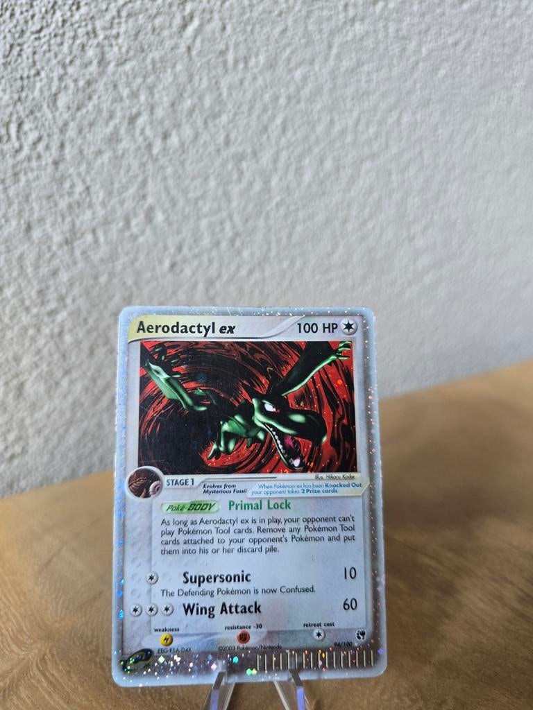 Aerodactyl EX - EX Sandstorm #94, Verzenden, Zo goed als nieuw, Losse kaart, Foil