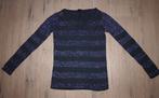Antraciet met Paars Glitter Gestreepte Trui Mango (M), Maat 38/40 (M), Mango, Paars, Ophalen of Verzenden