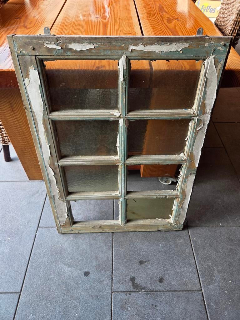 Decoratie Raam, Ophalen, Gebruikt, Hout, Meerkleurig