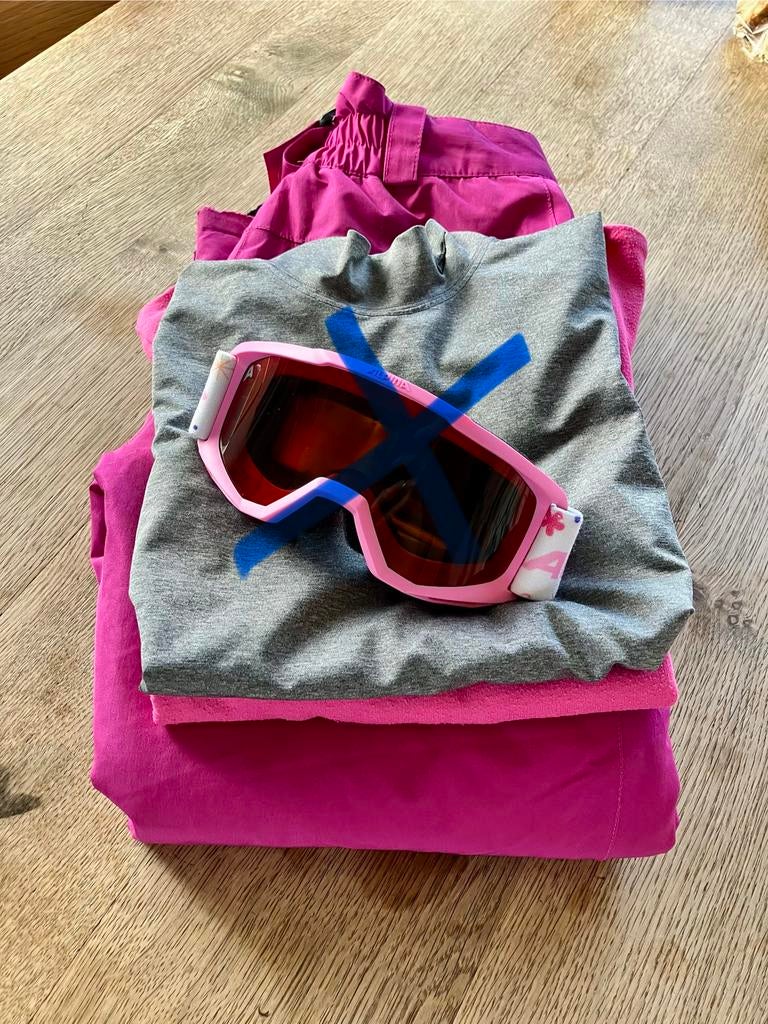 Ski set maat 122-128, Ophalen of Verzenden, Gebruikt, Jongen of Meisje, Setje