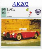 AK202 autokaart Lancia D24 (1953 / 1954 ), Verzamelen, Ophalen of Verzenden, Zo goed als nieuw, Auto's