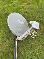 Fuba Televisie Schotel met LNB en Bevestigingspaal, Audio, Tv en Foto, Schotelantennes, Ophalen, Gebruikt, (Schotel)antenne, Overige merken