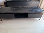 Zwart mangohouten tv meubel zen lifestyle, Huis en Inrichting, Kasten | Televisiemeubels, Gebruikt, 150 tot 200 cm, Minder dan 100 cm