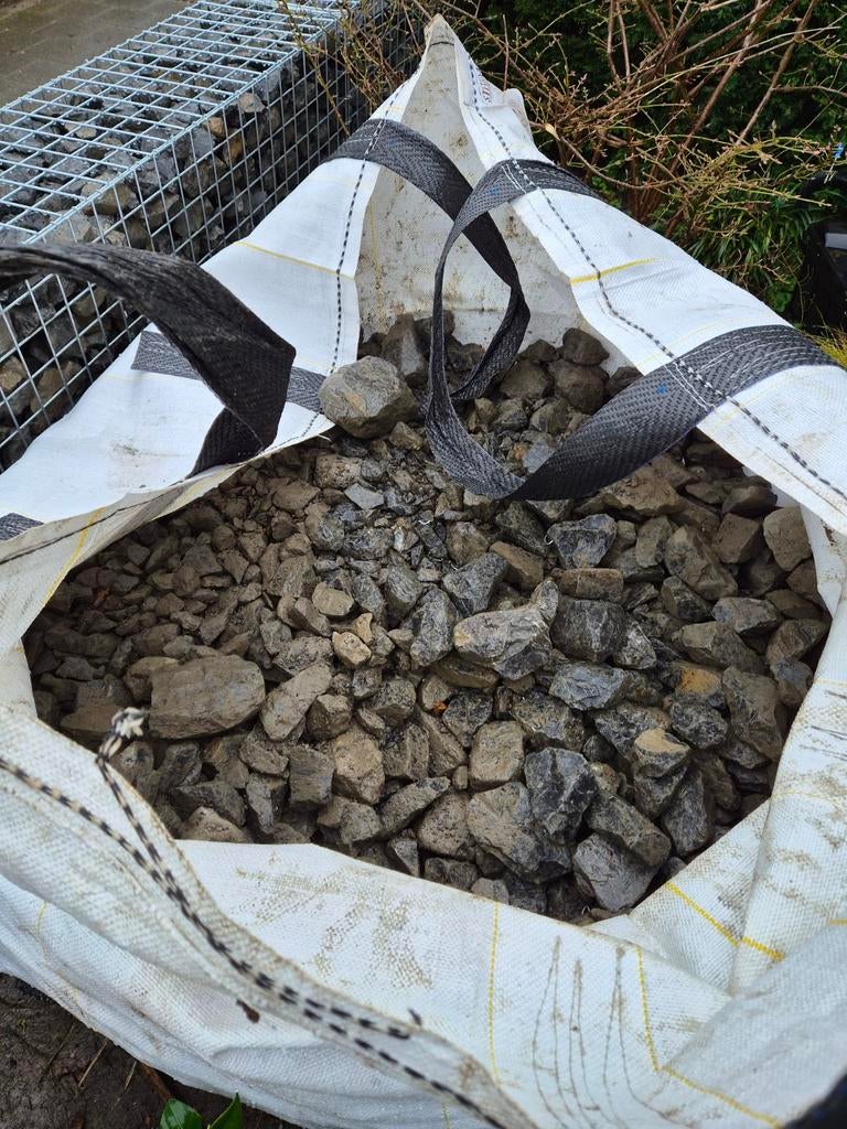 GRATIS Ardenner breuksteen circa 400kg, Tuin en Terras, Ophalen, Overige materialen, Nieuw, Antraciet