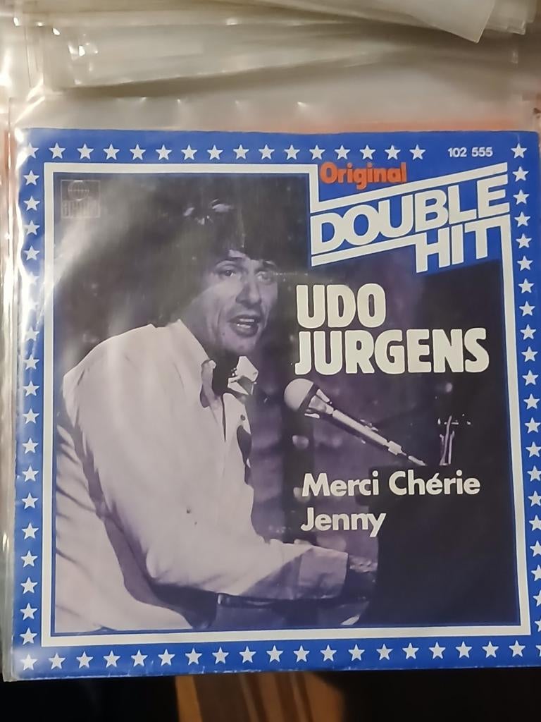UDO JURGENS merci cherie / jenny DOUBLE HIT, Ophalen of Verzenden, Zo goed als nieuw, Pop