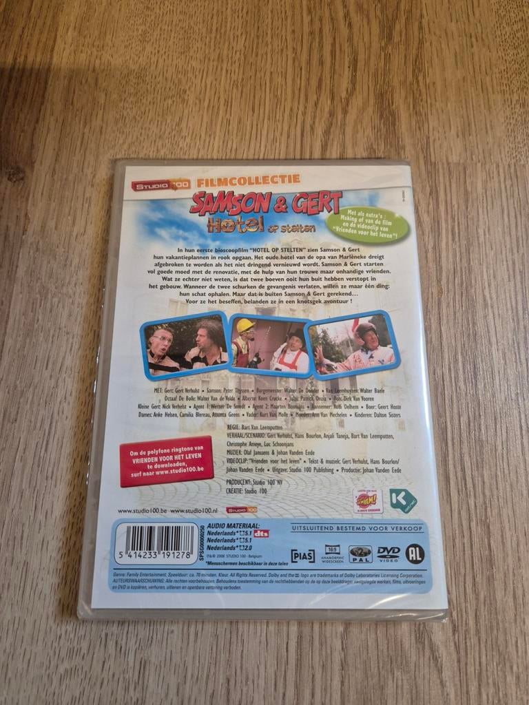 Samson en gert dvd hotel op stelten nieuw, Alle leeftijden, Ophalen of Verzenden