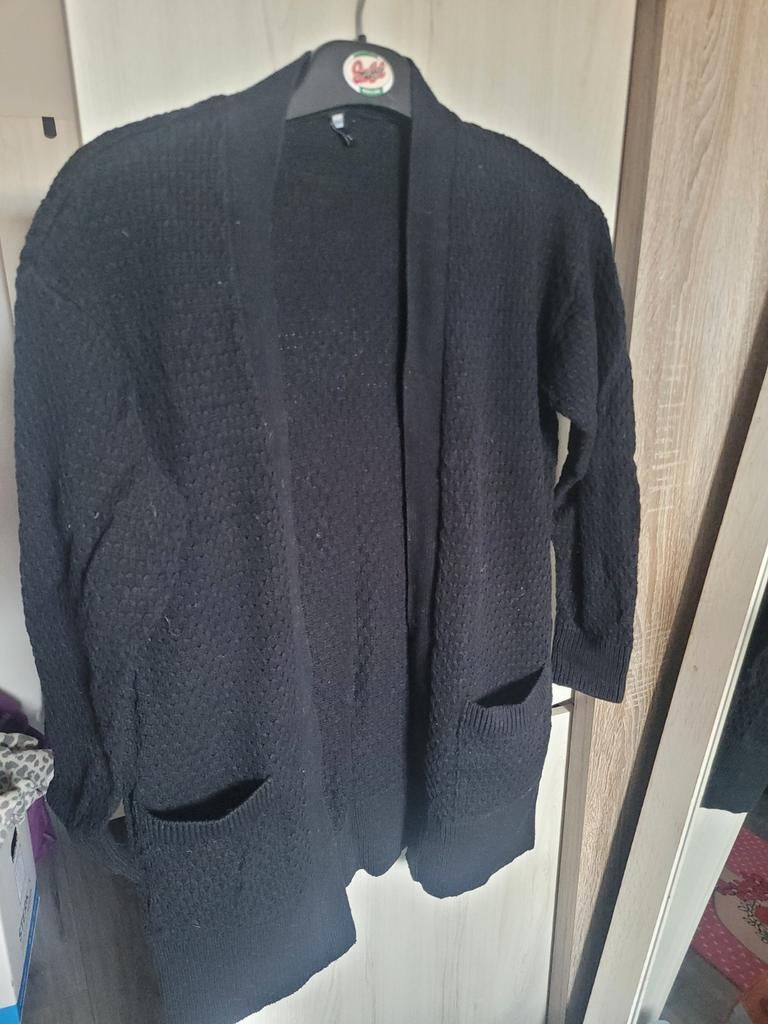 Hema  vest maat S/36, Zwart, Ophalen of Verzenden, Maat 36 (S), Gedragen