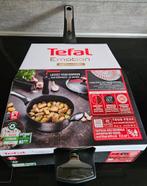 Tefal Emotion Hapjespan met Deksel - 26 cm - Inductie, Ophalen, Nieuw, Rvs, Keramische plaat